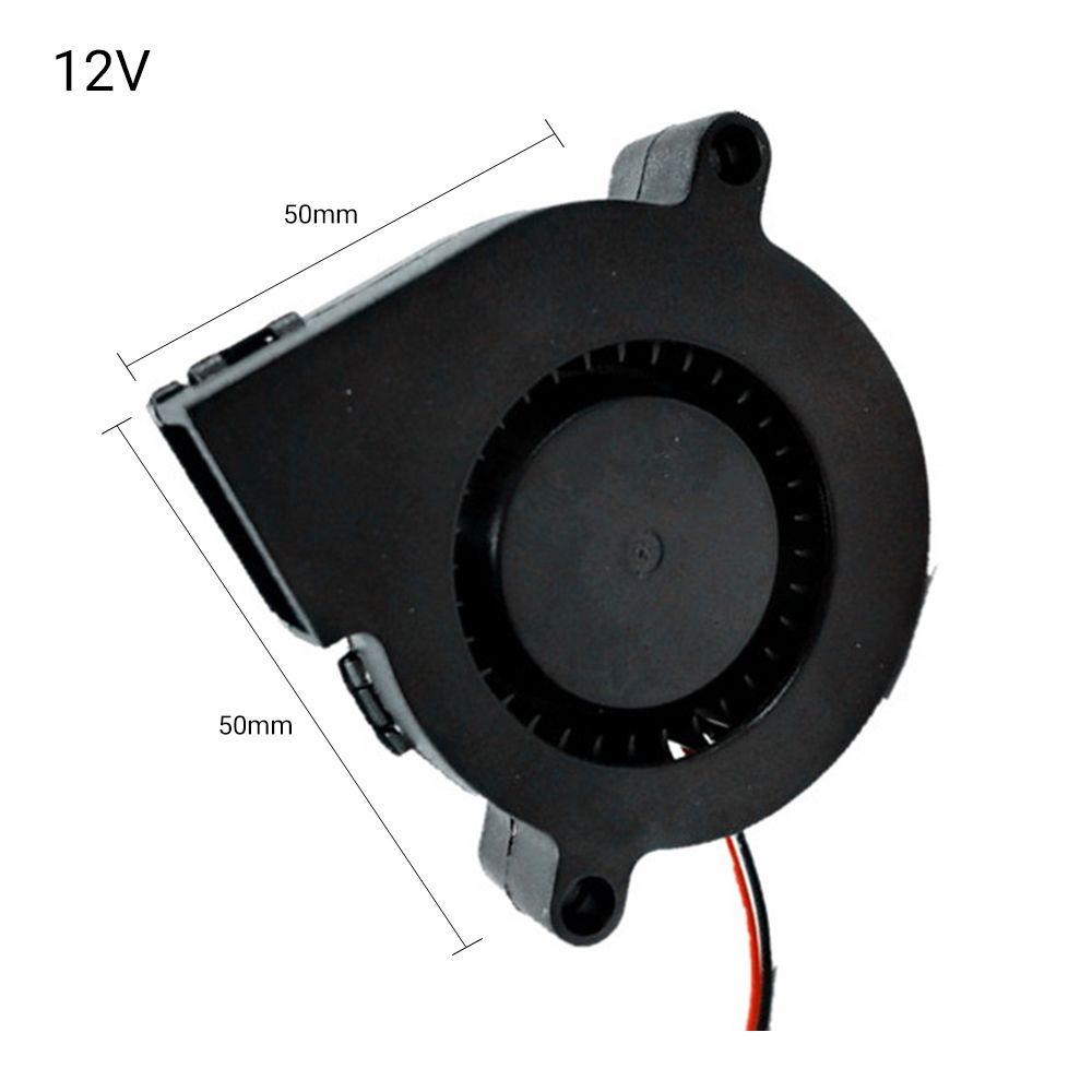 DC Cooler Blower 2-pin Black 3D Printer Cooling Fan Centrifugal Blower Cooling Fan Cooling Radiator