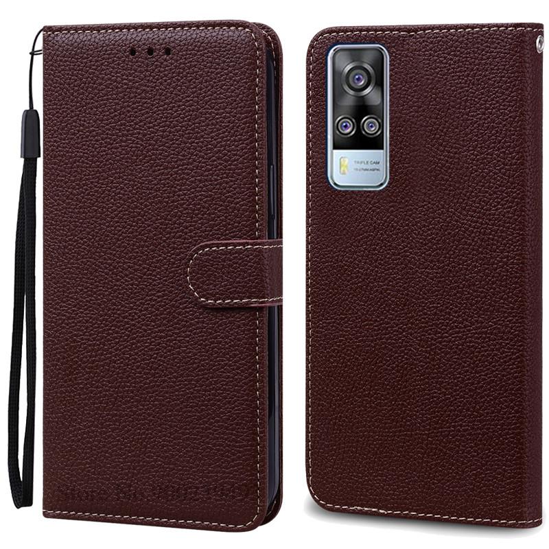 Для Vivo Y31 2021 Чехол V2036 Чехол-книжка с кошельком Для Vivo Y51 Y51A V2030 Y 51 31 Чехол VivoY31 Для Vivo Y33 Y53S 4G Мягкая обложка Funda