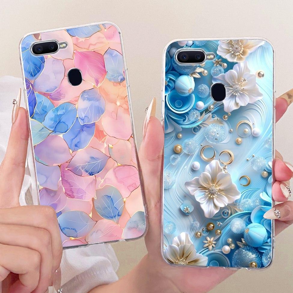 For Oppo F9 Cover For Oppo F9 Pro Case Transparent Cute Kawaii Fashion Butterfly Funny Painted Casing CPH1823 CPH1881 CPH1825