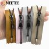 3 шт. Meetee №3 Металлические молнии 15-30 см С закрытым концом 40-70 см С открытым концом Молния для сумки Одежды Декор Застежка-молния Набор для ремонта Швейные аксессуары
