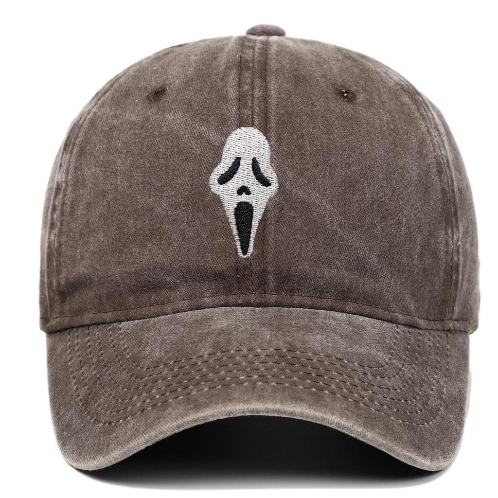 Бейсболка с вышивкой черепа на Хэллоуин, состаренная, для мужчин и женщин