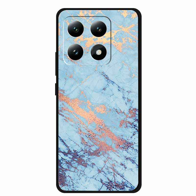For Xiaomi 15T 5G Black Protection Scenery Printed Soft Silicone Bumper for Xiaomi 15T Pro 5G Cloud Planet Painted Bumper Coque