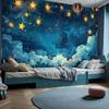 3D Фотообои Мультфильм Детская Комната Детский Сад Мечта Звездное Небо Для Детской Комнаты Обои Домашний Декор