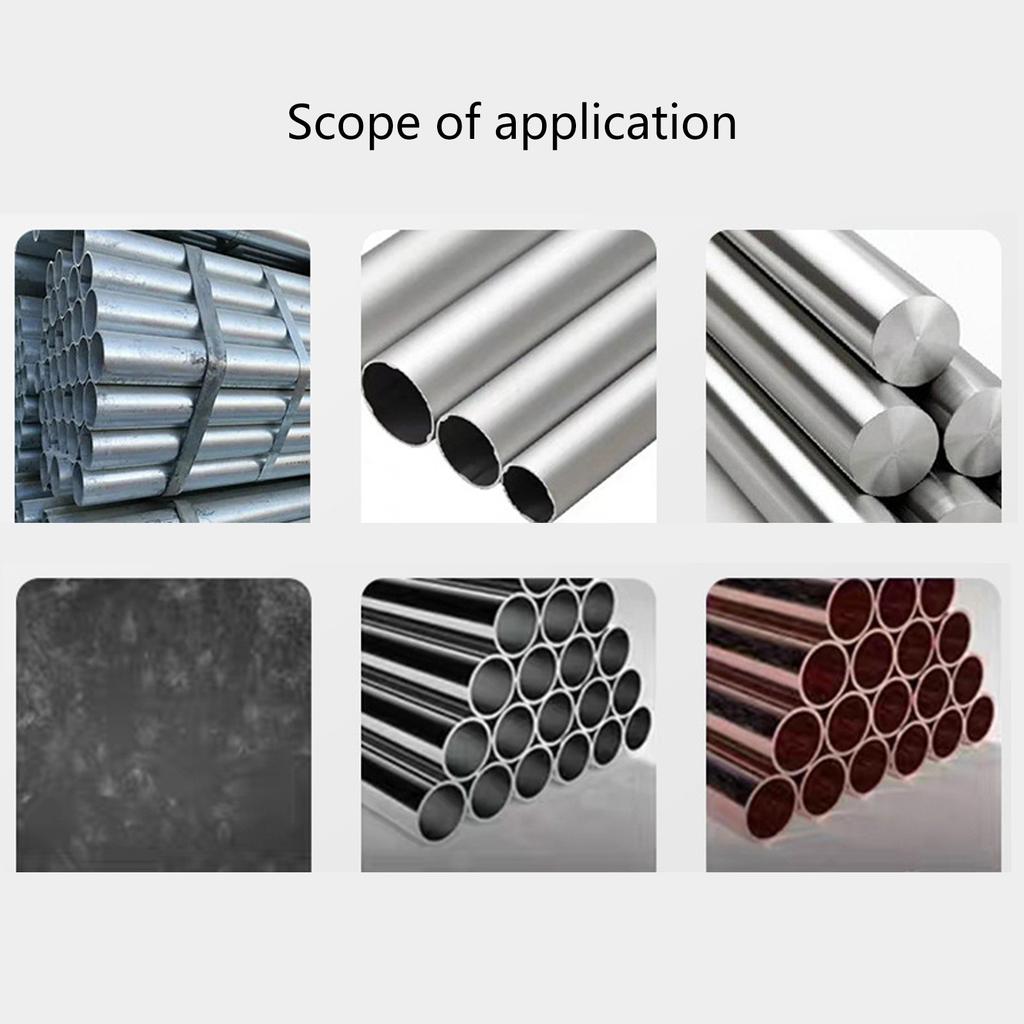 9 шт., полный набор плашек из легированной стали высокой твердости с метрической левой резьбой для инструмента для механического обслуживания металлоконструкций