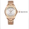 Naviforce Original Women Casual Quartz Watch Waterproof 3ATM Stainless Steel Strap Round Case Simple Lady Fashion Accessories Watch NF5067