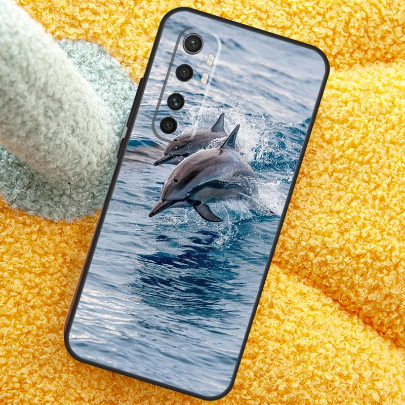 Милый Чехол с Дельфинами и Океаном Для Xiaomi 17 Pro Max 13 14 15 Ultra 13T 14T 15T Чехол Для POCO X7 X5 X6 F5 F6 F7 F8 Pro