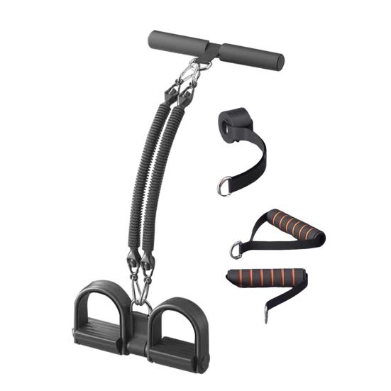 2/3/4-Tube Pedal Puller Resistance Band with Handle Multifunction Elastic Yoga Sit-up