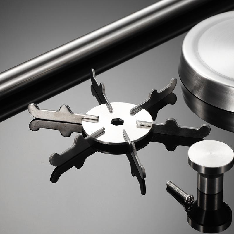 Стойка для кухонных принадлежностей из нержавеющей стали 304 в форме рога дракона, шесть крючков, вешалка для хранения бытовых лопаток, вращающаяся, тяжелая, подарки