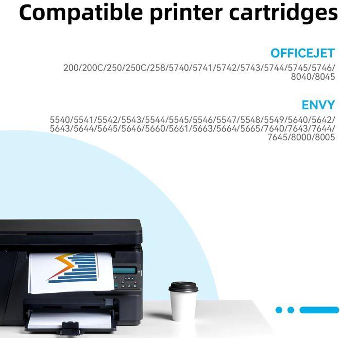 Ink Cartridge - PORCELAINE DE REUSSY - HP 62XL - Black - Compatible Envy and OfficeJet - 700 Pages