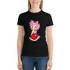 Футболка Amy Rose, футболки, топы больших размеров, эстетическая одежда, милые топы, футболки в стиле рок-н-ролл для женщин