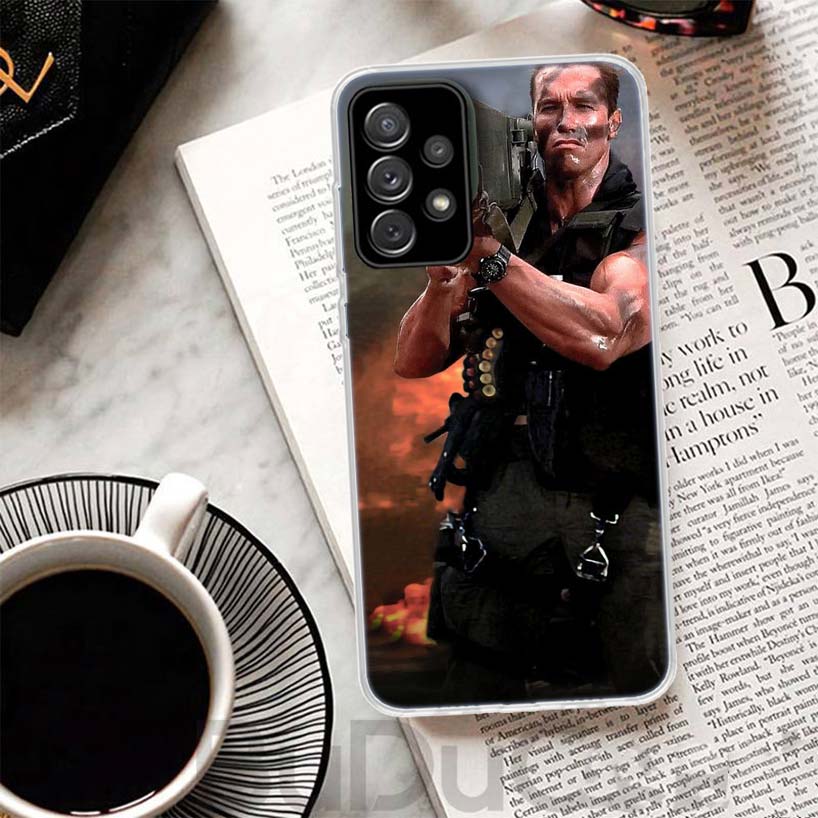 Чехол для телефона Arnold Schwarzenegger Terminator для Samsung Galaxy A15 A14 A54 A13 A53 A12 A52S A55 A22 A23 A24 A32 A33 A34 A25 A35