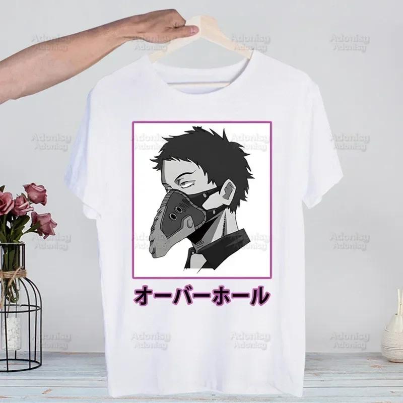 My Hero Academia Hip Hop Streetwear T Shirt Harajuku Todoroki TShirts Short Sleeve Casual Bakugou Deku Anime T-Shirt Tops Tees