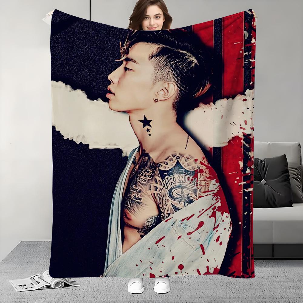 B-boy Jay Park Only One Дизайн одеяла Легкое Для общежитий, Дневного сна, Гостиной, Офиса, Дивана, Всесезонное