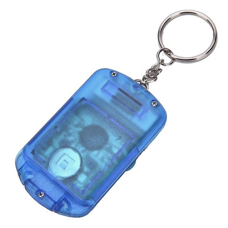 Пластиковый корпус, 8-значный электронный мини-калькулятор с брелоком случайного цвета