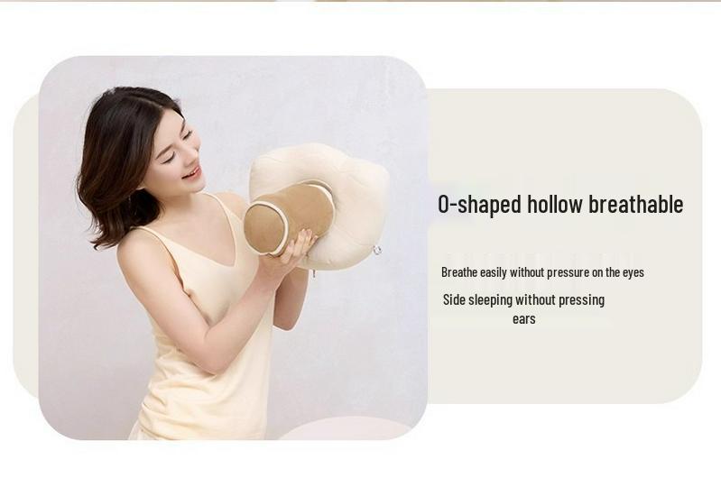 Ergonomic Lumbar Support Pillow for Office Chair and Workstation - for Sitting or Lying Down