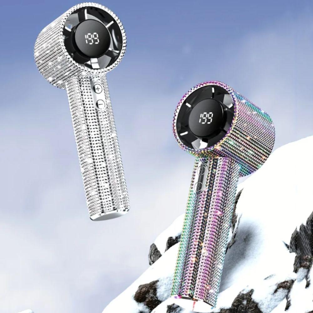 Small Size Handheld Personal Fan Cute Design LED Personal Fan Mini Portable Fan Portable Use