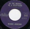 7-дюймовая пластинка WANDA JACKSON - In The Middle Of A Heartache / I'd  4635 Capitol Records 1961 US Поп Б/У