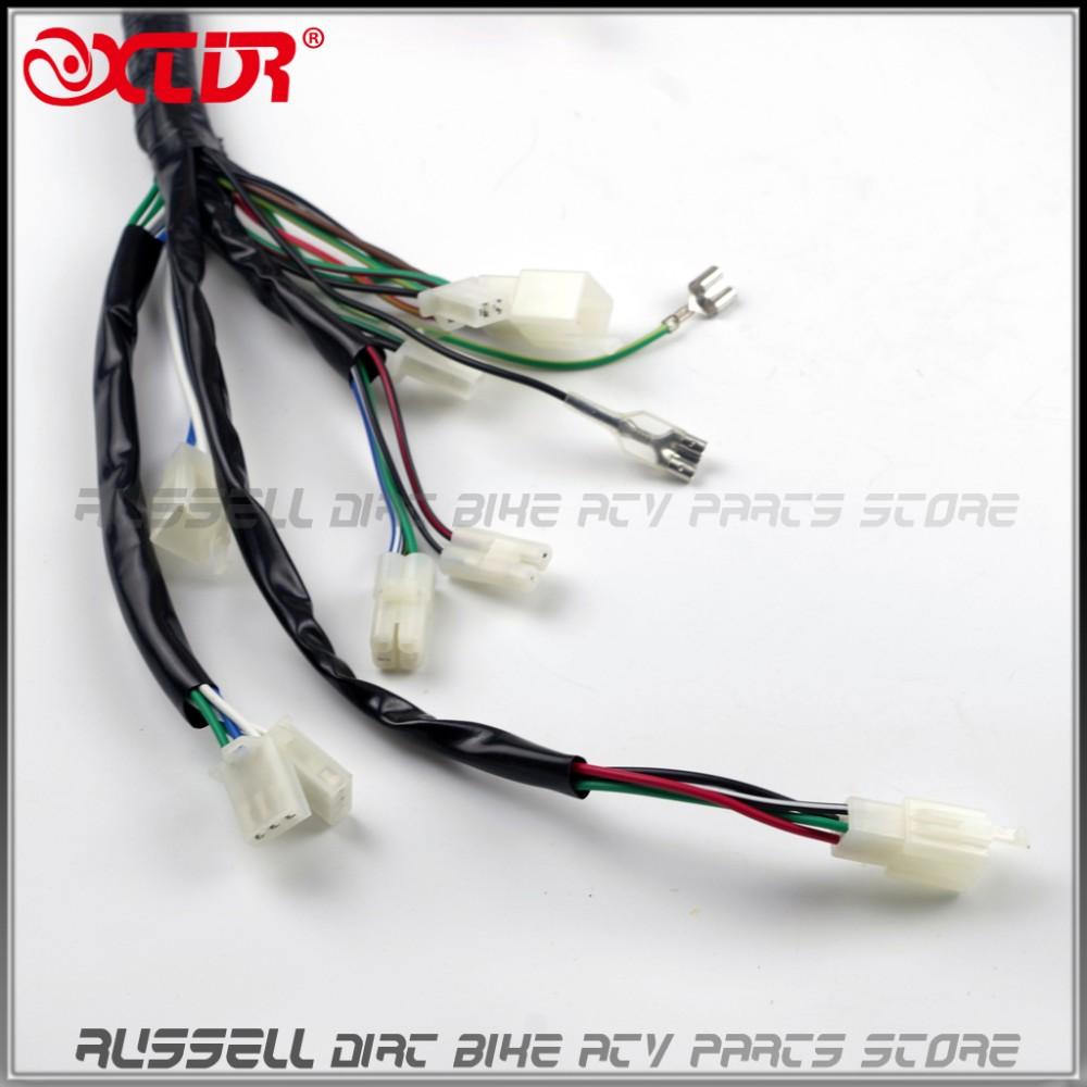 ATV Quad GY6 125cc 150cc ELECTRICS Stator Wire Wiring Harness Loom Magneto Ignition Coil CDI Rectifier Solenoid Parts