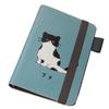 System Planner Bible 6 12mm Planner Pen Card Writing Cat [Grand Cinq] Refill, Size, Holes, Rings, Cover, Holder, Pocket, Pad, [Spotted (Rusty Blue)]