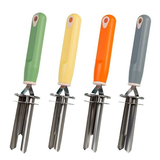 Yousheng Fruit And Vegetable Core Remover Stainless Steel Kernel Extractor Quick Seeds Removal Tool for Pears Bell Peppers