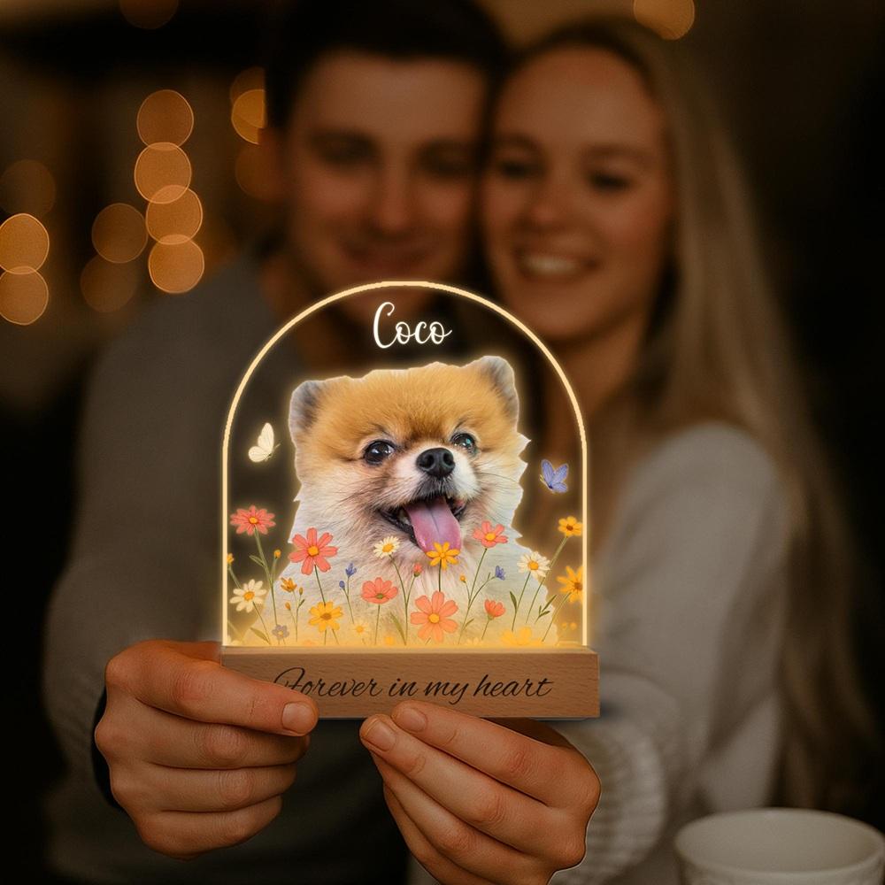 Custom Dog Heartfelt Memorial Keepsake for Dog Owners to Cherish Pet Memories Picture Plaque Personalized Acrylic Photo Frame