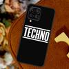 Цитаты о любви к техно-музыке для чехла Samsung Galaxy M32 M52 M12 M55 M15 M13 M23 M33 M53 M20 M21 M51 M34 M54 M30s M31s