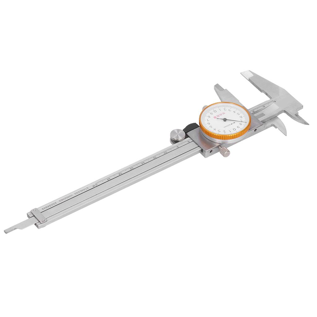 Dial Caliper Vernier 0.02 Double Shock Stainless Steel Manual Measuring Tool 0‑150mm