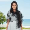 Breathable Floral Headwrap Lightweight Long Lace Scarf Neck Wrap Summer Hijab  Travel Photoshoot