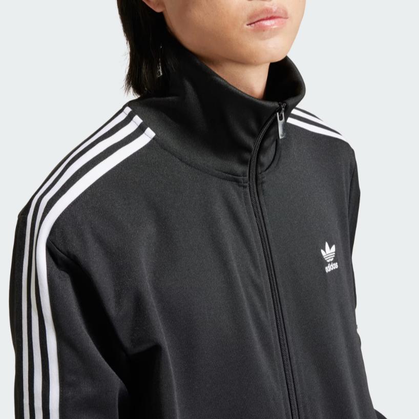 Adidas Adicolor Classic Beckenbauer Track Top (Размеры KR) Черная мужская уличная одежда IY8077