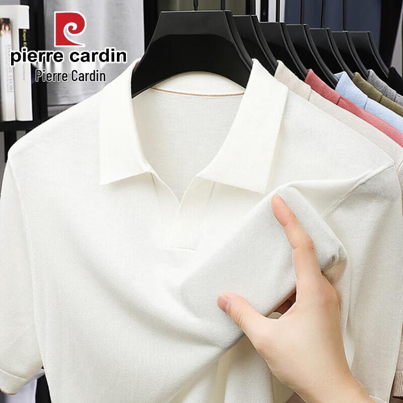 Pierre Cardin Мужская футболка-поло с коротким рукавом из тенсела лиоцелла