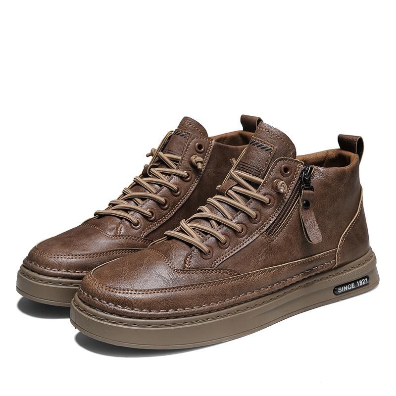 Sneakers Sports Shoes Men 2024 New Winter Cotton Wool Mans Footwear High Quality Mans Tool Boots Trend Footwear Tenis