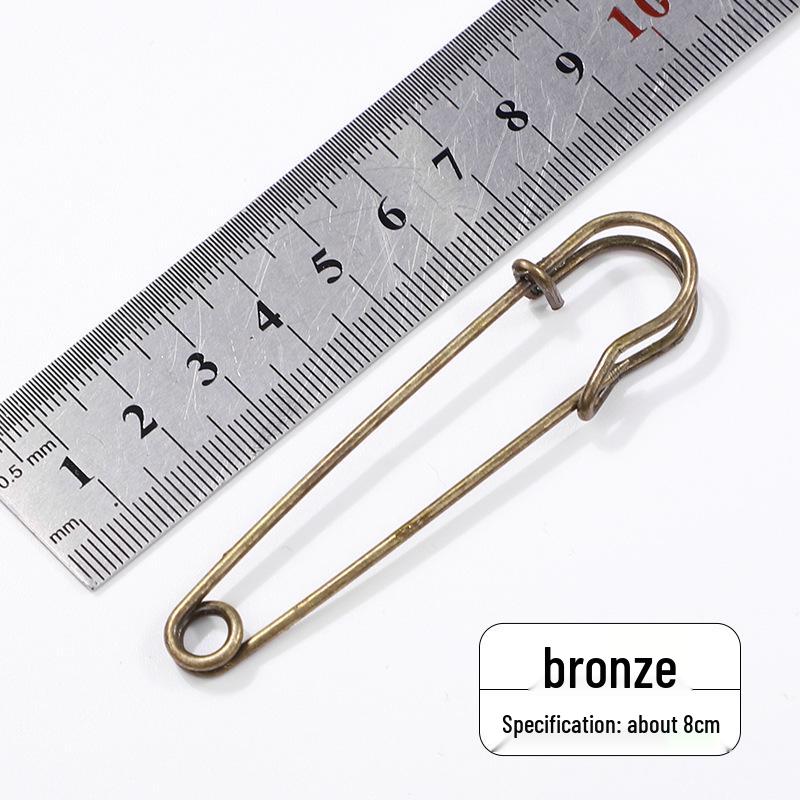 Большая булавка для шали, пряжка для свитера, брошь - Ручная работа, аксессуар для DIY-украшений