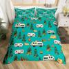 Camping Bedding Set Full King Size Cartoon Rv Camping Car Duvet Cover Set Camper Accessories For Travel Trailers Comforter Cover