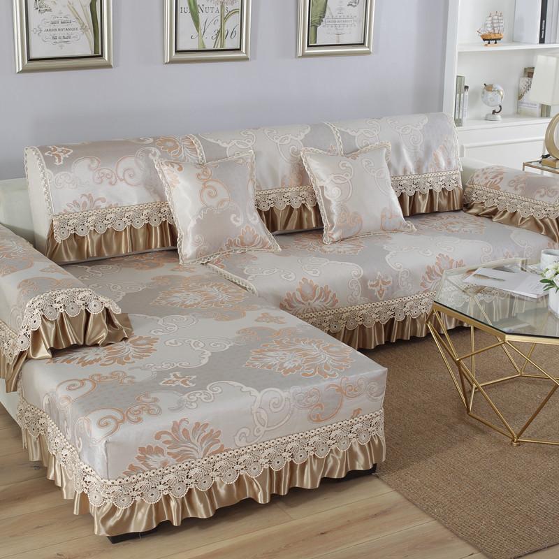 Летняя подушка для дивана, летний охлаждающий коврик, летний ледяной шелк, нескользящая простая ткань, летний коврик, подушка, полностью завернутый чехол