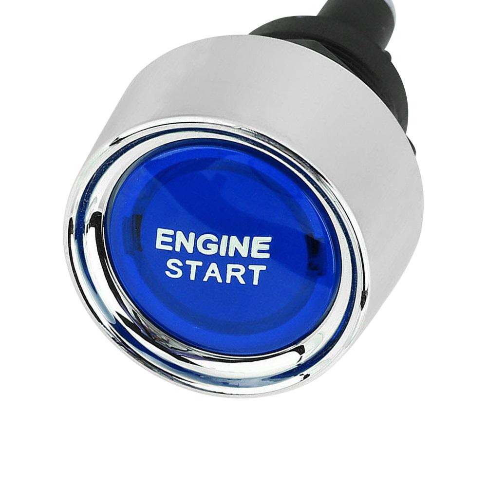 DC Car Engine Start Ignition Switch 12V 50A 3 Pin SPST Momentary Keyless Push Button Starter Switches ON OFF For Cars Marine RV