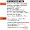 20mm 22mm Watch Silicone Strap for Samsung Galaxy Watch 5 Pro 4 Classic 44 40mm 42mm 46mm Huawei GT 2/3 Active2 Football Pattern Sport Band