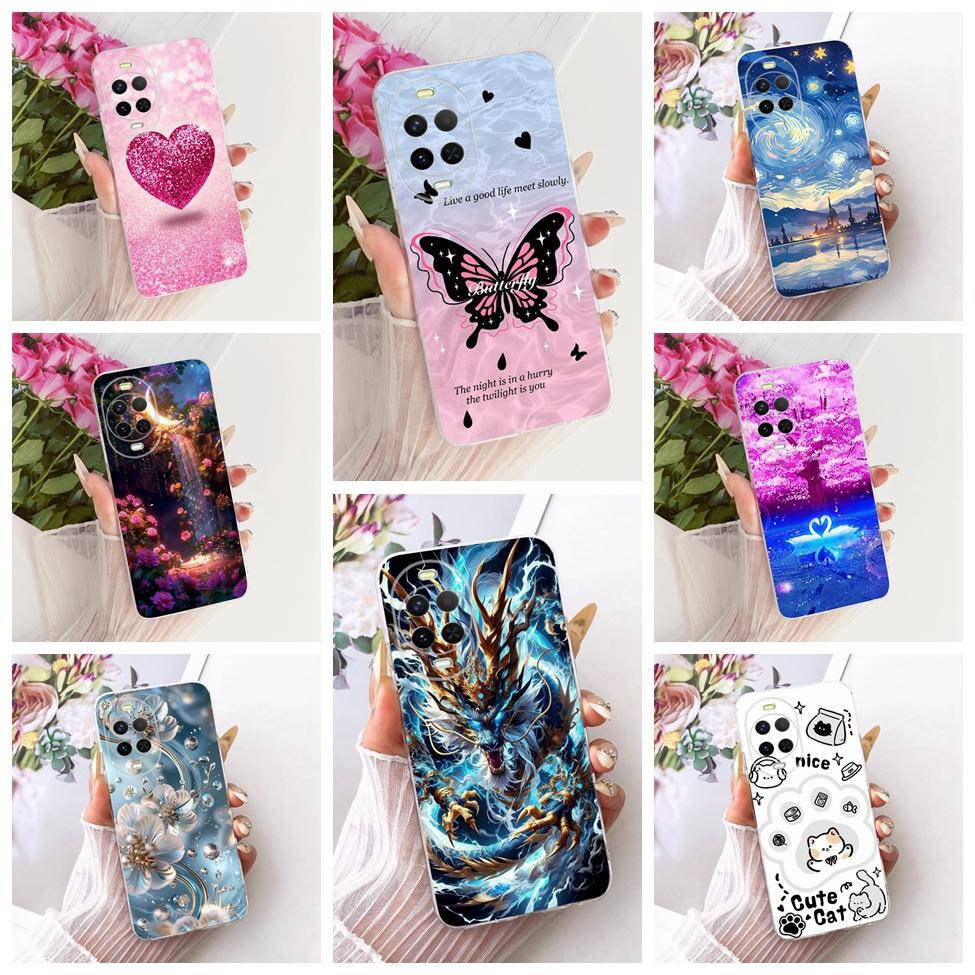 Прозрачный чехол для Huawei Nova 15 Чехол Милый Кот Мода Бабочка Роскошный Расписной Корпус Для Huawei Nova15 PSN-AL00