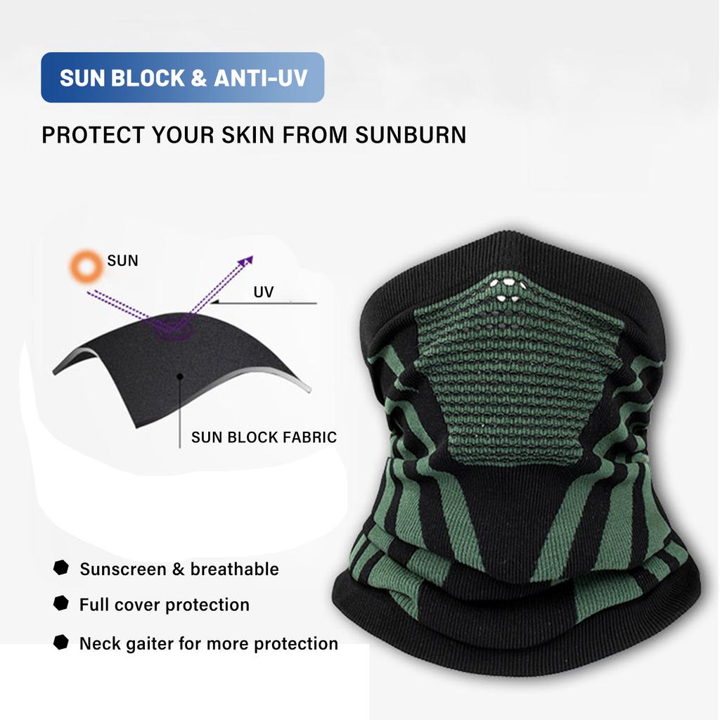 Велосипедный чехол для лица, гетры для шеи, дышащие, эластичные, впитывающие влагу, теплый ветрозащитный солнцезащитный крем