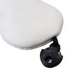 HELLO NRC Golf Headcover Driver Fairway Premium Waterproof PU Simple Design 3-Piece Set & Wood, White, Leather, 460cc,