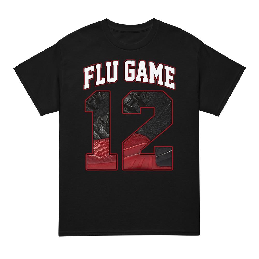 Номер 12 Flu Game 12s Совпадающая футболка для мужчин женщин Футболка