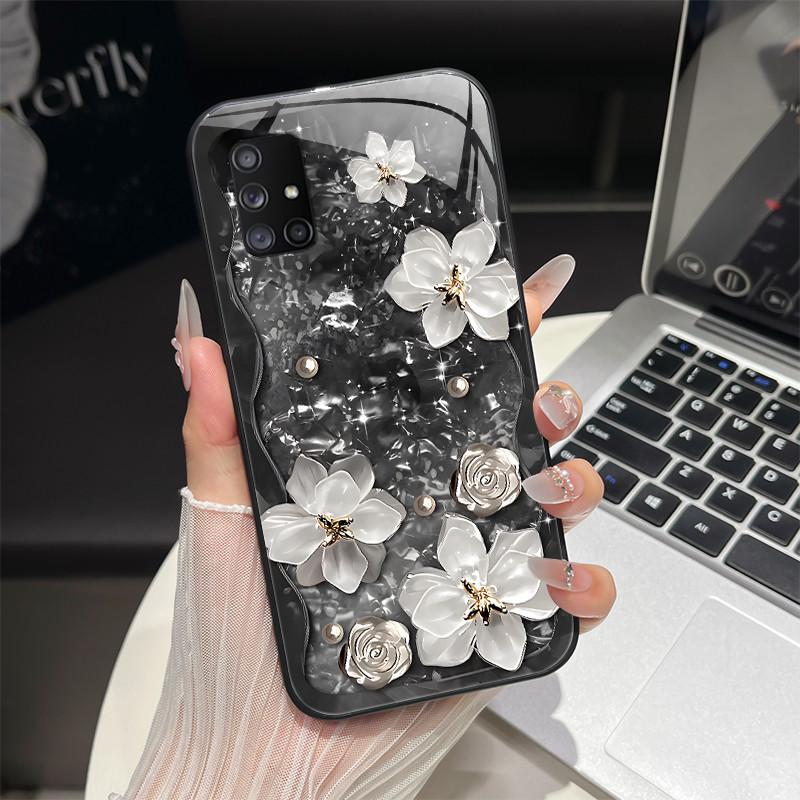 Закаленное Стекло Чехол для Телефона Для Samsung Galaxy M51 M31S M31 M21 A71 A51 A31 M40S M30s M31 Prime M21S 5G 4G Чехол