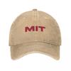 MIT  Massachusetts Institute Of TechnologyTshirt Baseball Cap Unique hats sun hat fun hats sun caps Unisexs Womens