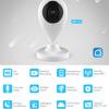 Tuya WiFi Внутренняя IP-камера Беспроводная Умная Мини-камера безопасности с HD-видео, Обнаружением движения и Удаленным просмотром