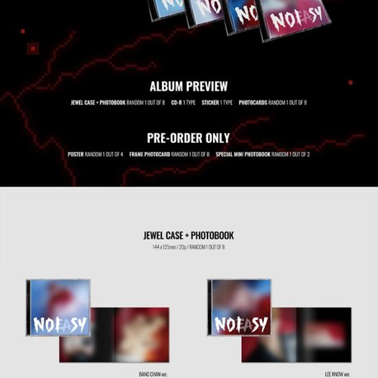 Stray Kids - - 2nd NOEASY JEWEL CASE VER Random