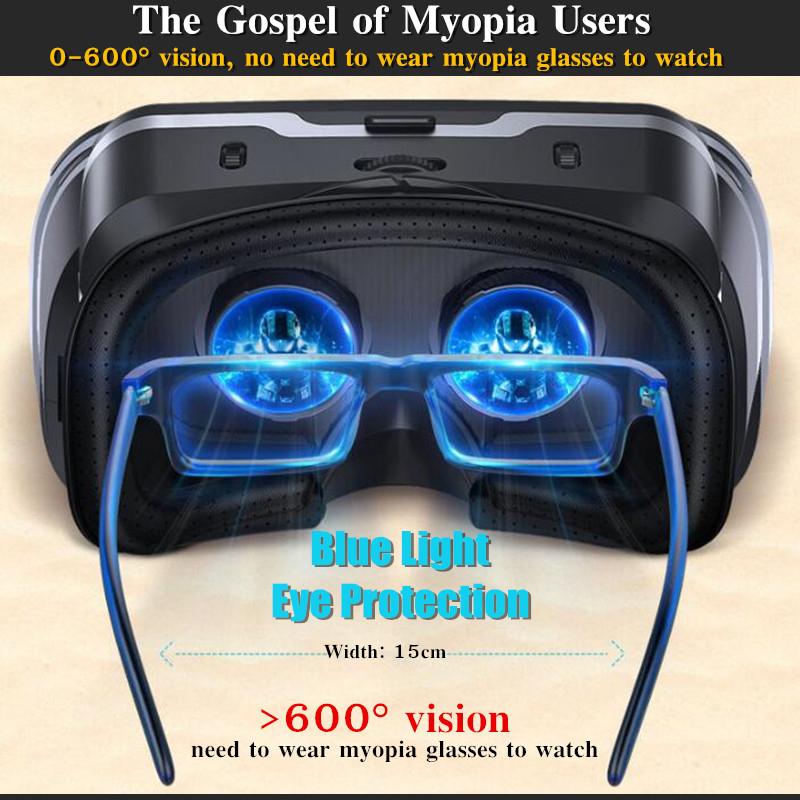Очки виртуальной реальности VR, 3D-очки, VR-гарнитура Google Cardboard, Поддержка игровых контроллеров