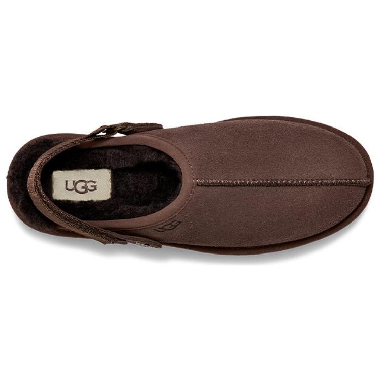 UGG Износостойкие закрытые тапочки женские Шоколадные 1166734-CHO