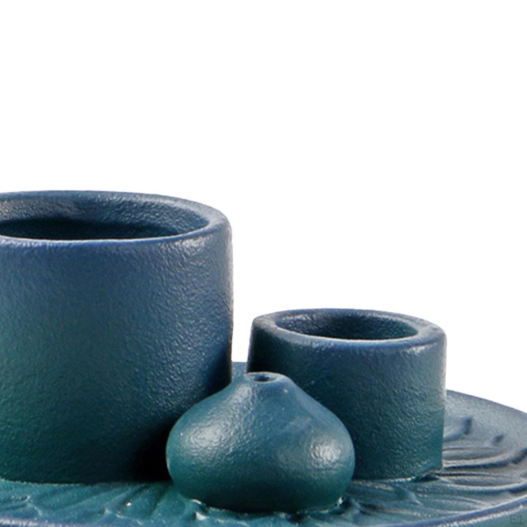 4 In 1 Incense Burner Sage Palo Santo Holder Desktop Candles Ceramic Censer for Farmhouse