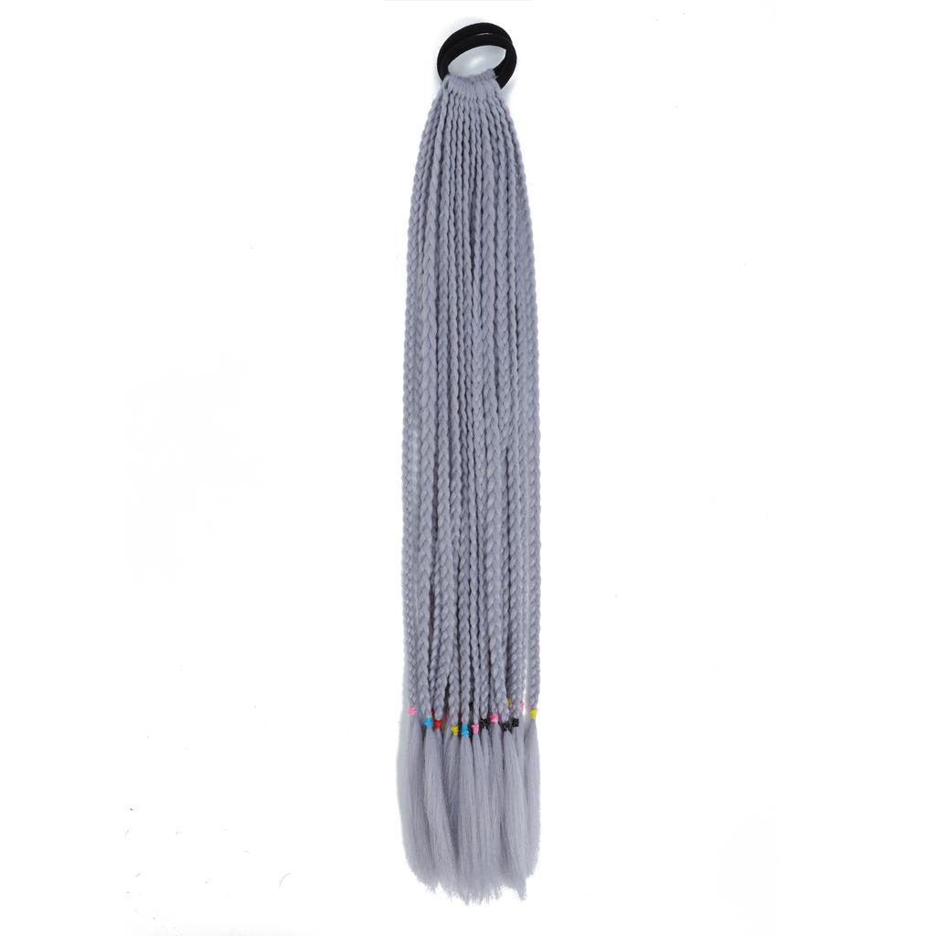 Синтетические цветные косички для наращивания волос резинки радужные косички парики аксессуары для женщин девочек вечеринка косплей праздничный наряд