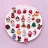 Cartoon Christmas Bell Resin Accessories Diy Cream Glue Hairpin Mobile Phone Case Shoe Buckle Christmas Tree Decoration