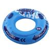 Inflatable Swimming Ring Thickened PVC Leakage Proof Double Valve Swim Tube with Handle for Pools Bathtubs Beaches Blue